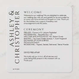 エレガントモダン煙結婚黒 プログラム