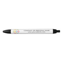 エレガントモダン白黒ブランディング企業のロゴ