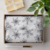 エレガントモダン白黒 薄葉紙 (ギフト)