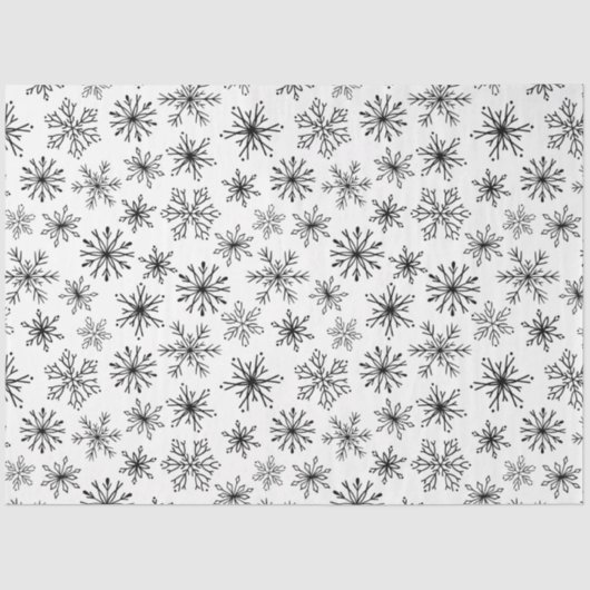 エレガントモダン白黒 薄葉紙 (正面)