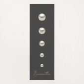 エレガントモダン真珠 ヨガマット (正面)