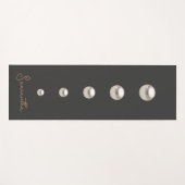 エレガントモダン真珠 ヨガマット (正面(横))