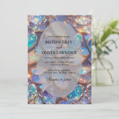 エレガントモダン石・グリッター除草 招待状 (スタンド正面)