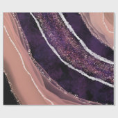 エレガントモダン石 ラッピングペーパー (フラット)