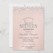 エレガントモダン紙吹雪 招待状 (正面)