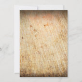 エレガントモダン素朴Sunflower Crate Baby Shower 招待状 (裏面)