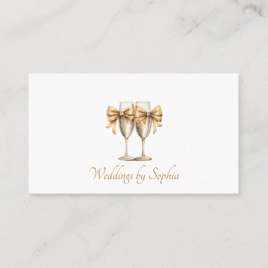 エレガントモダン結婚イベントプランナー 名刺 (正面)