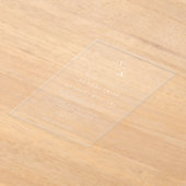 エレガントモダン結婚グラム アクリル招待状 (レイダウン)