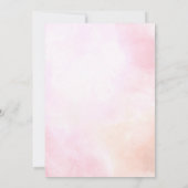 エレガントモダン結婚スブライダルシャワー 招待状 (裏面)