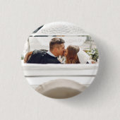 エレガントモダン結婚式の引き出物 缶バッジ (正面)