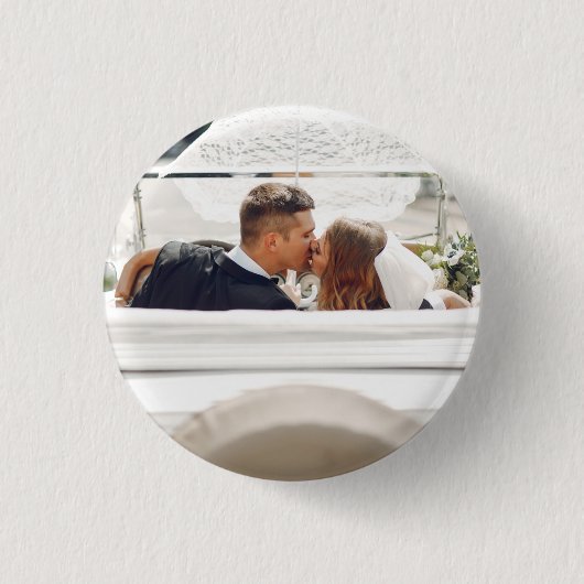 エレガントモダン結婚式の引き出物 缶バッジ (正面)