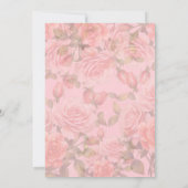 エレガントモダン結婚式招待状 招待状 (裏面)