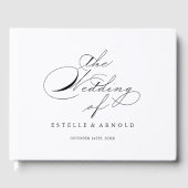 エレガントモダン結婚書 ゲストブック (正面)