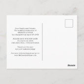 エレガントモダン結婚書 ポストカード (裏面)