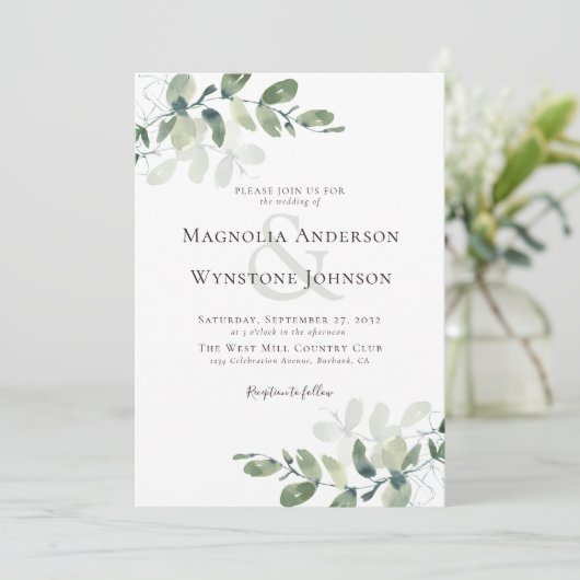 エレガントモダン結婚病 招待状 (スタンド正面)