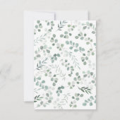 エレガントモダン結婚病 招待状 (裏面)