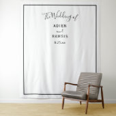 エレガントモダン結婚背景 タペストリー (インサイチュ)