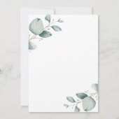 エレガントモダン結婚葉 招待状 (裏面)