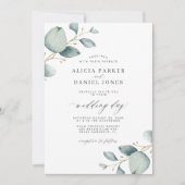 エレガントモダン結婚葉 招待状 (正面)