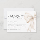 エレガントモダン結婚論 出欠カード (正面)