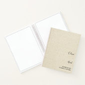 エレガントモダン結婚Guest Book ノートブック (内部)