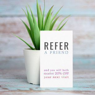 エレガントモダン美しいサロン 紹介カード