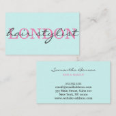 エレガントモダン美容師 名刺 (正面/裏面)