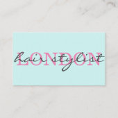 エレガントモダン美容師 名刺 (正面)