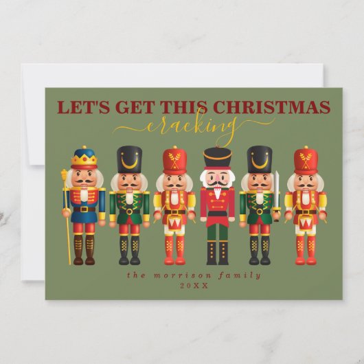 エレガントモダン聖緑くるみ割り シーズンカード (正面)