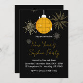 エレガントモダン花火パーティー 招待状 (正面/裏面)