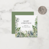 エレガントモダン花 ノートカード (正面/裏面インサイチュ)