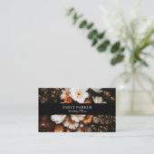 エレガントモダン花 名刺 (スタンド正面)