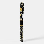 エレガントモダン花 iPhoneケース (右側面)