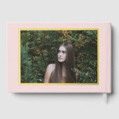 エレガントモダン赤面写真キンチェニェラ ゲストブック (裏面)