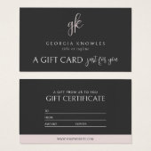 エレガントモダン赤面 (正面&裏面)