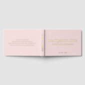 エレガントモダン赤面 ゲストブック (全面)