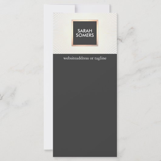 エレガントモダン金ゴールドとブラックスタイリッシュシック (正面)