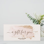 エレガントモダン金ゴールドグリッター赤面 (スタンド正面)