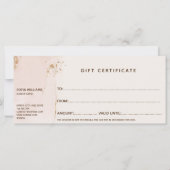 エレガントモダン金ゴールドグリッター赤面 (裏面)