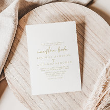 エレガントモダン金ゴールドヌエストラ結婚ボダ