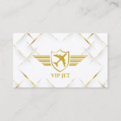 エレガントモダン金ゴールドプロフェッショナル、QRコード 名刺 (正面)