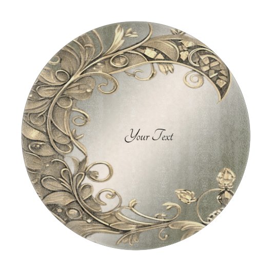 エレガントモダン金ゴールド化粧板 カッティングボード (正面)