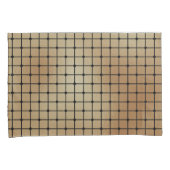 エレガントモダン金ゴールド正方形タイルのパターン | 枕カバー (正面右)