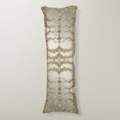 エレガントモダン金ゴールド装飾抱き枕 ボディピロー (正面縦)