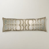 エレガントモダン金ゴールド装飾抱き枕 ボディピロー (裏面)