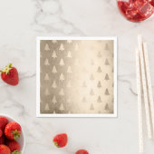 エレガントモダン金ゴールド スタンダードカクテルナプキン (インサイチュ)