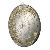 エレガントモダン金ゴールド ダーツボード (正面右)