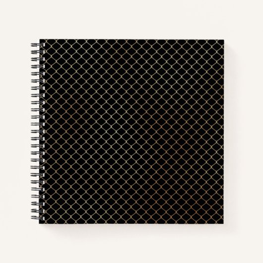 エレガントモダン金ゴールド | ノートブック (正面)