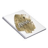 エレガントモダン金ゴールド ノートブック (右側)