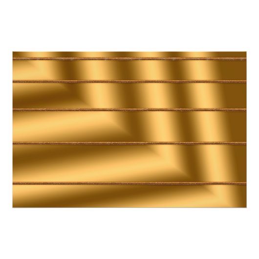 エレガントモダン金ゴールド フォトプリント (正面)
